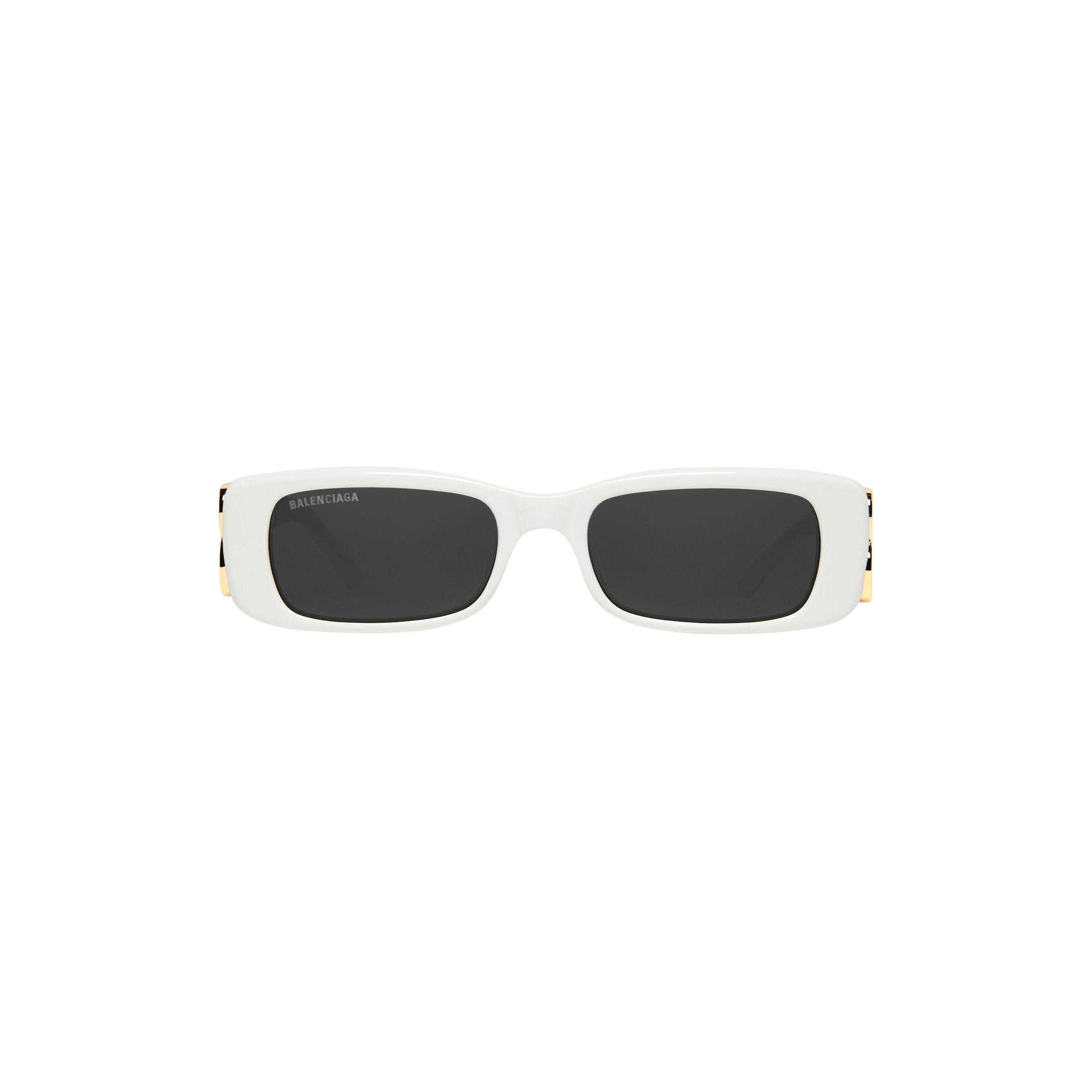 Women’s Dynasty Rectangle Sunglasses in White - Image 1